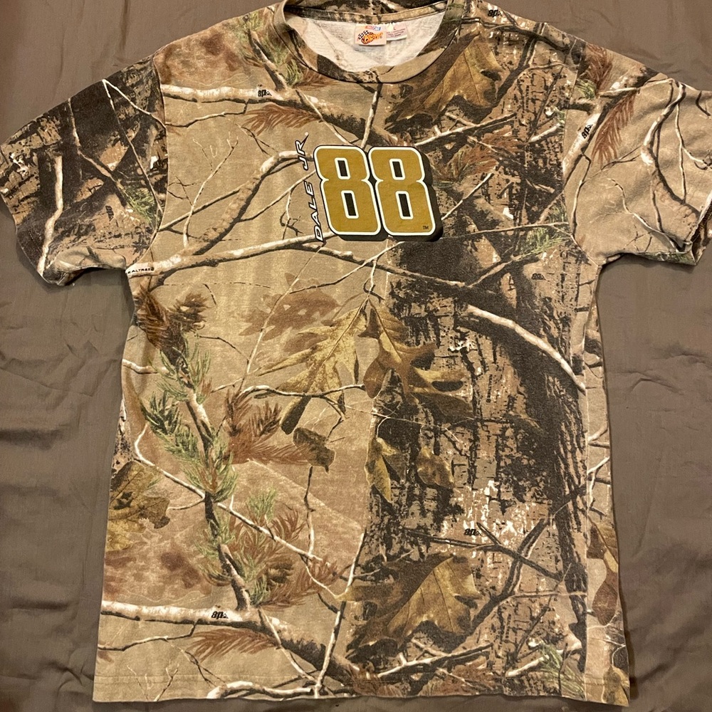Dale Jr. NASCAR camo shirt